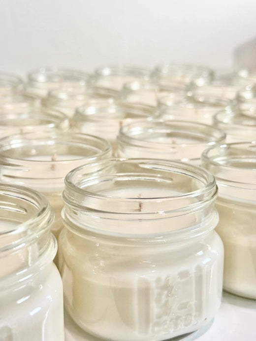Mini Mason Jar Hand-Poured Candle