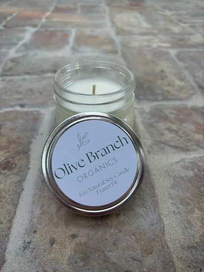 Mini Mason Jar Hand-Poured Candle